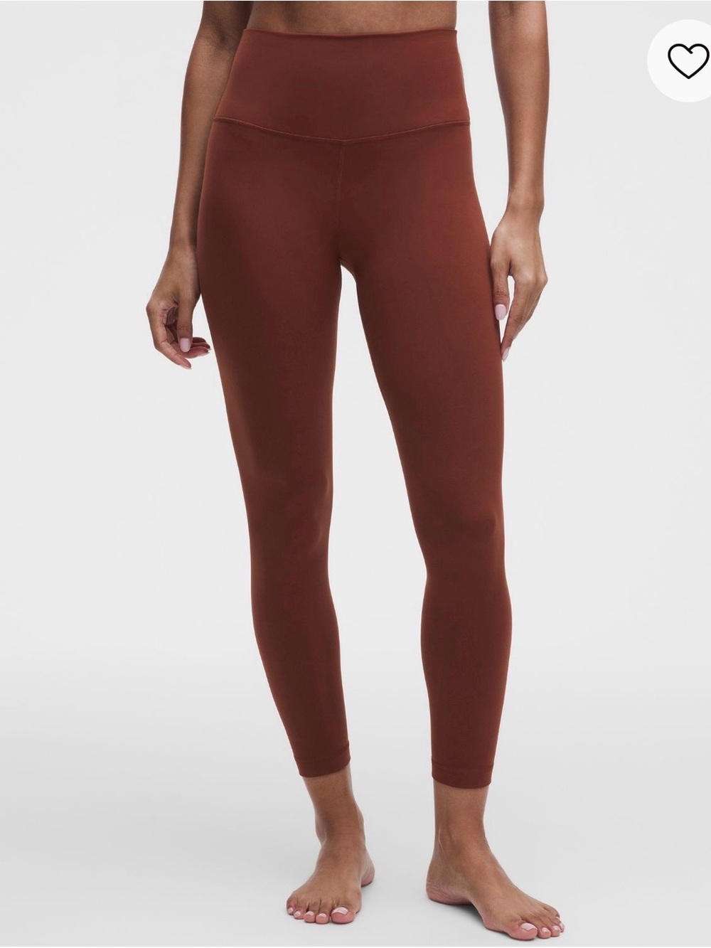 lululemon athletica Rust Brown High-Rise Align Leggings